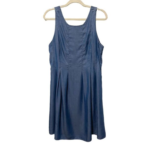 OLIVER BONAS Chambray Lyocell Tank Dress 10 - Picture 2 of 10